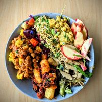 7 Item Combo because I couldn't decide at Wild Pear Kitchen in New Plymouth