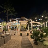 Outside diningg  at Hadicurari in Noord