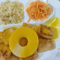 Tofu steak at Agnista - Seoul Street in Ulaanbaatar