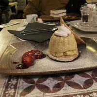 The dessert kremšnita  at Fabrique in Split