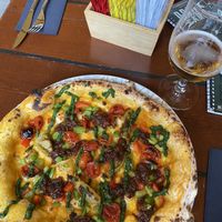 Vegan pizza  at Fabrique in Split