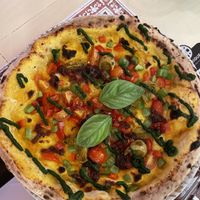 Vegan pizza  at Fabrique in Split