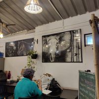 The ambience at Rose & Joe  in Mumbai