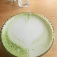 Matcha Latte at LAX Eatery in Munich