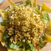 Taco Quinoa Salad With scrambled Tofu at LAX Eatery in Munich