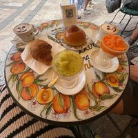 Note the brioche pictured is NOT vegan but everything else is😄 at Bam Bar in Taormina