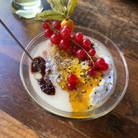 Kokosreis mango   at Vegan 1983 in Erfurt