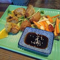 Vegan 'ribs' at Vegan 1983 in Erfurt