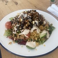 Couscous salad with feta  at Root in Hythe