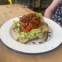 Avocado toast  at Root in Hythe