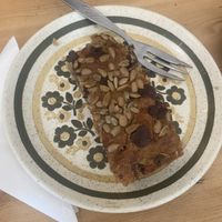 Banana bread with chocolate chips  at Root in Hythe