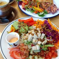 Sausage roll and Poke bowl at Root in Hythe