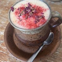 Rose Latte   at Root in Hythe