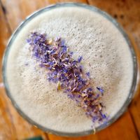 Beautiful Blue Butterfly Pea at VIBE Plant Based Cafe & Restaurant in Douglas