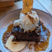 Sticky toffee pudding at VIBE Plant Based Cafe & Restaurant in Douglas