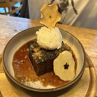 Sticky toffee   at VIBE Plant Based Cafe & Restaurant in Douglas
