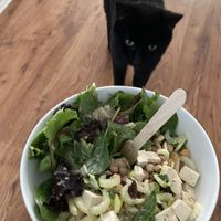 Peets almost in the eats!   at Veggie Crush in Bedford