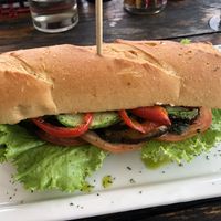 Vegetarian (vegan) sandwich   at Beach Break in Puerto Viejo De Talamanca