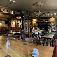 Inside the bar  at King Arthur Hotel in Swansea