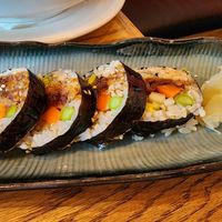 Vegan sushi at My Thai Vegan & Boba in Frisco