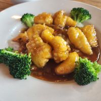 Sweet and sour shrimp at My Thai Vegan & Boba in Frisco