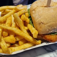 Burger at The Log Cabin in Penrith