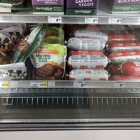 Vegan frozen foods  at Cash Saver in Portland