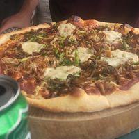 Bbq veggie pizza - 100/10 at Moto Laurie in Da Lat