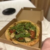 Pesto pizza  at Moto Laurie in Da Lat