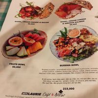Vegan menu at Moto Laurie in Da Lat