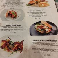 Vegan menu at Moto Laurie in Da Lat