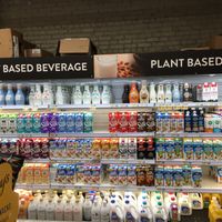 Plant-based milks (on 2nd floor) at Fairway - Upper West Side in New York City