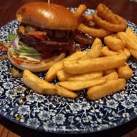 Fiesta burger at The Greyhound in Bromley