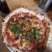 “THE PERTUTTI” vegan pizzaa  at Grosso Napoletano in Sevilla