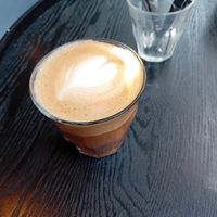 Cappucino with almond milk at Toastable in The Hague