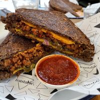 Vegan “Mexican” grilled toast   at Toastable in The Hague