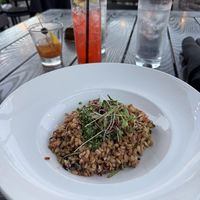 Ancient Grain Sautée and a mocktail  at Farm 12 in Puyallup
