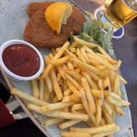 Vegan not Wiener schnitzel  at Cafe Extrablatt in Freiburg