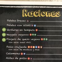Menu  at Bocateria Marbore in Torla-ordesa