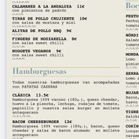 New menu (2023)  at Bocateria Marbore in Torla-ordesa
