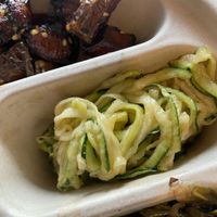 Zucchini noodles #Veganuary at Bloom in Seattle