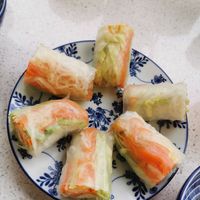 Vegan summer rolls at Banh Mi & Tea in Glasgow
