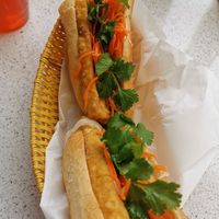 Vegan banh mi at Banh Mi & Tea in Glasgow