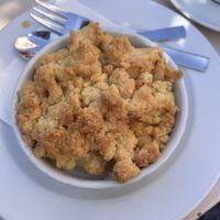 Crumble  at SamS Café in Freiburg