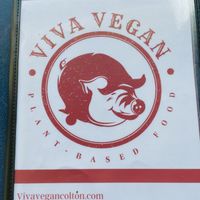 Menu  at Viva Vegan in Colton