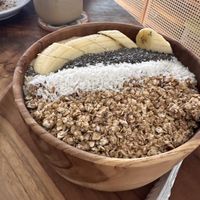 Tropical smoothie bowl   at IRIE in San Juan Del Sur