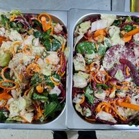 Our speciality the Mini Taj salad at Mini Taj in Oaxaca