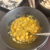 chana masala with ricee  at Mini Taj in Oaxaca