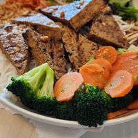 Vermicelli with Tofu and Vegetables at Broth & Basil in Pflugerville