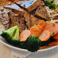 Vermicelli with Tofu and Vegetables at Broth & Basil in Pflugerville